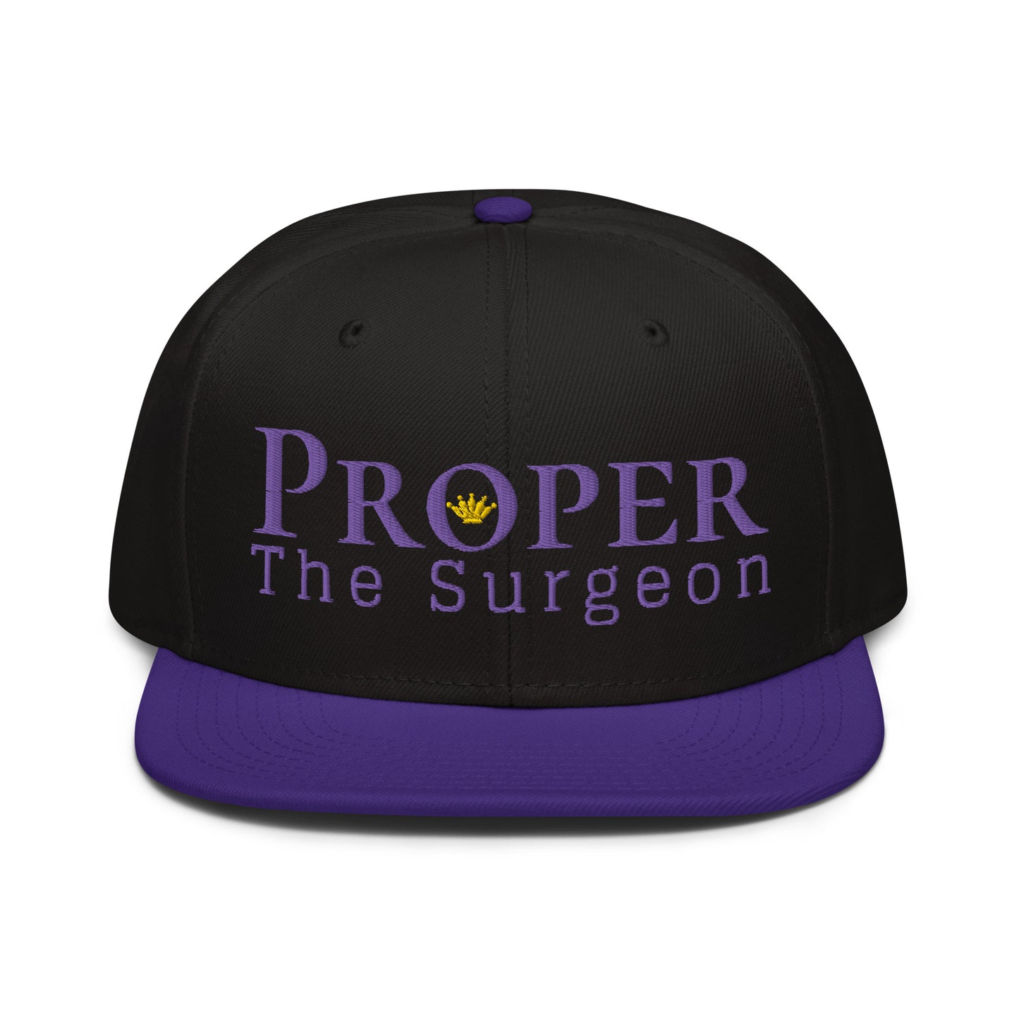 Proper The Surgeon Royal Combo (Lila/Lila/Gold) II Snapback-Mütze