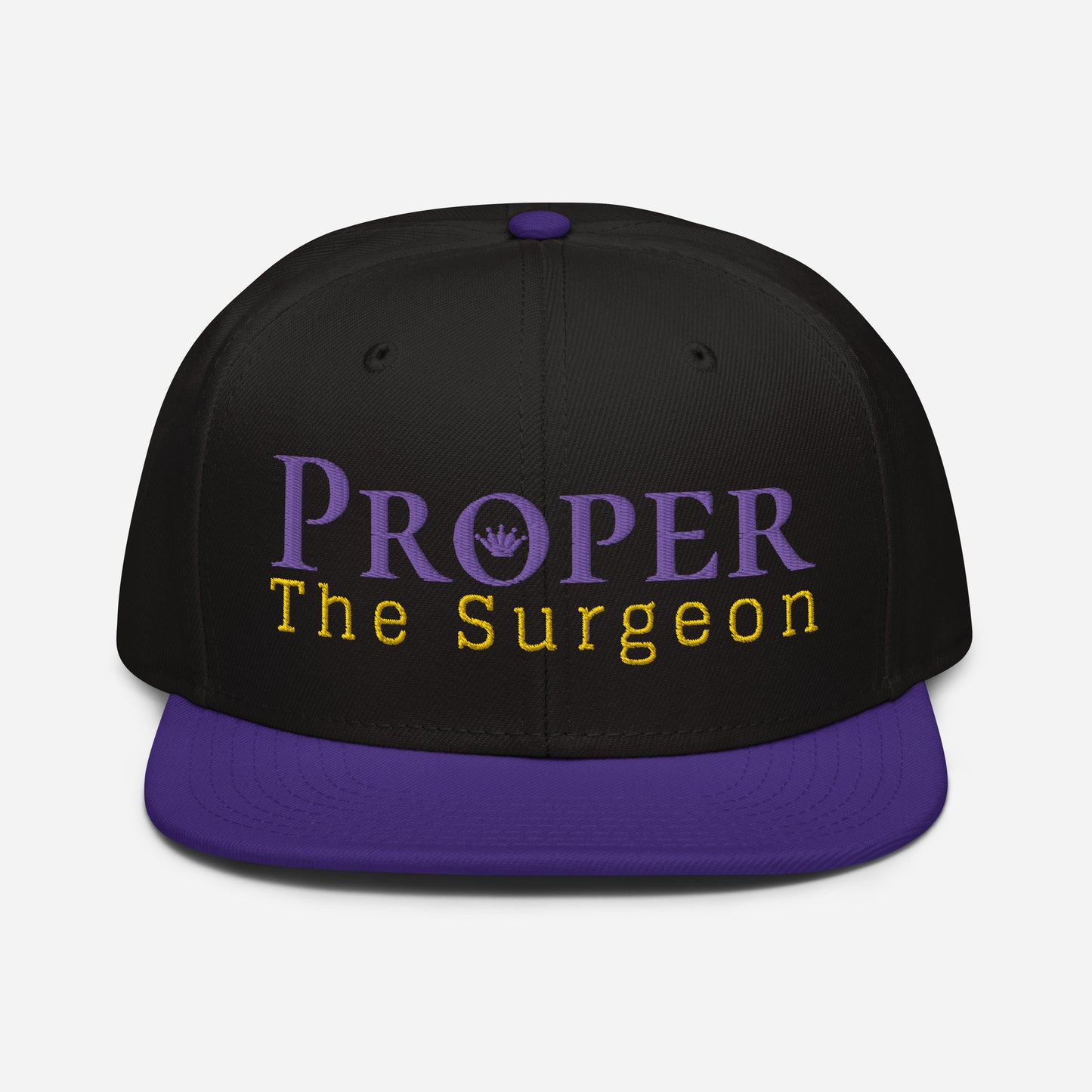 Proper The Surgeon Royal Combo (Purple/Gold/Purple) II Snapback Hat