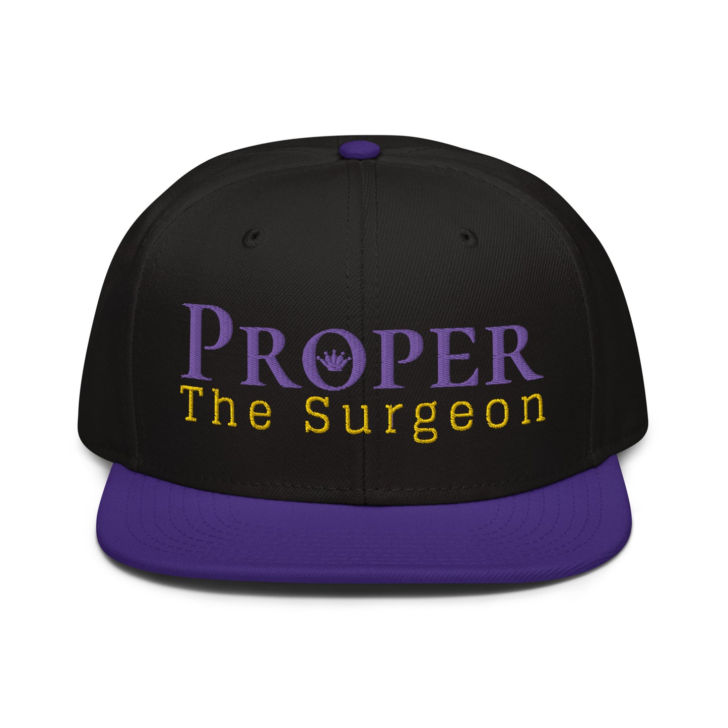 Proper The Surgeon Royal Combo (Purple/Gold/Purple) II Snapback Hat