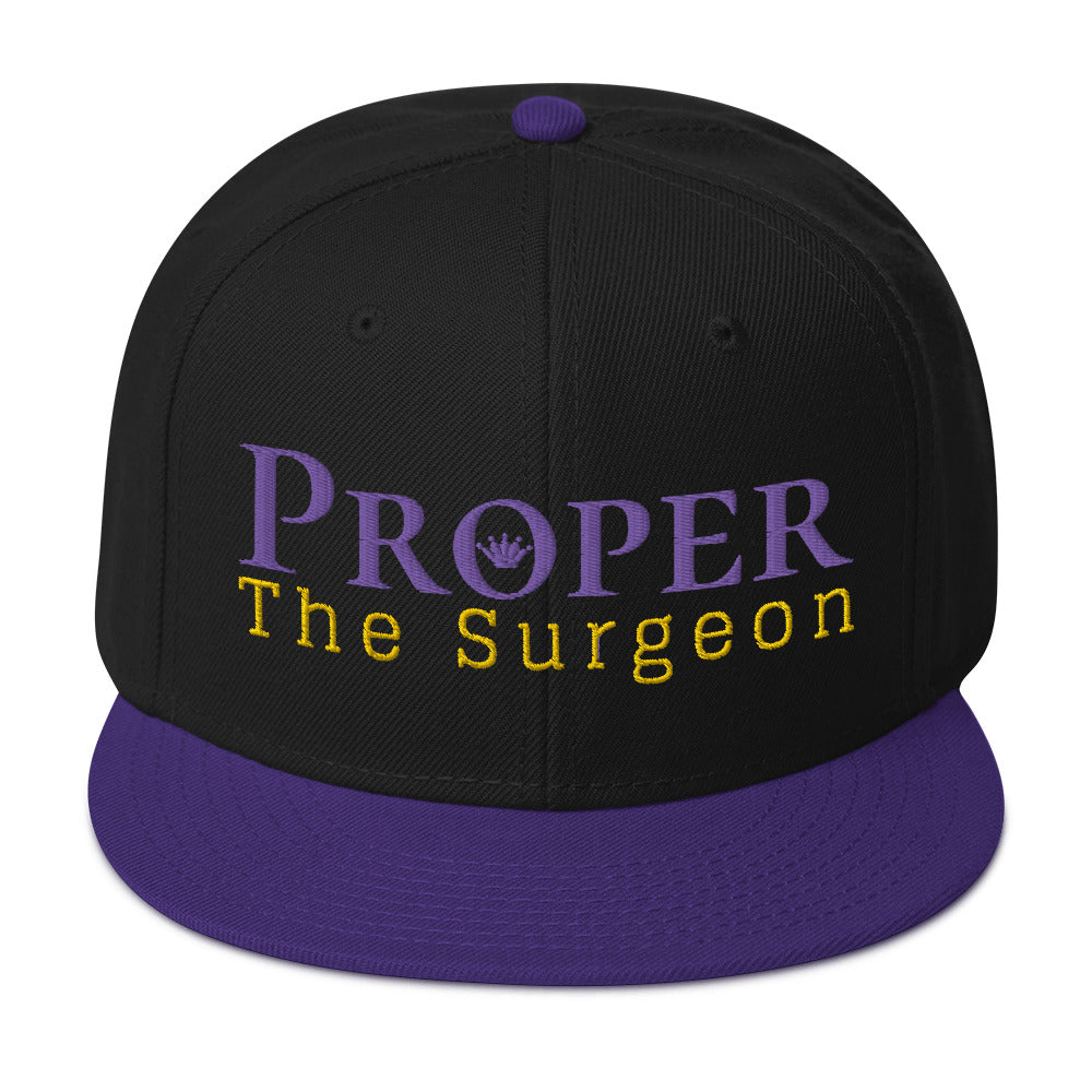 Proper The Surgeon Royal Combo (Purple/Gold/Purple) II Snapback Hat