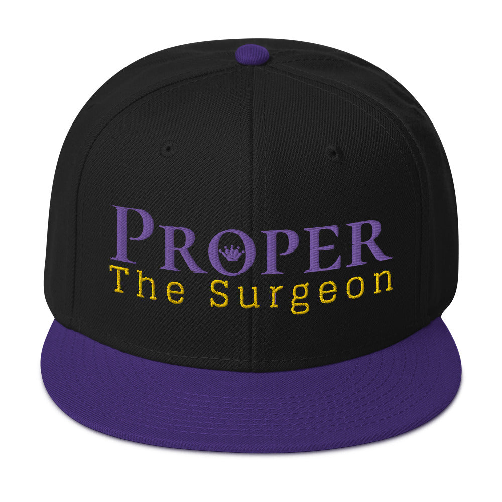 Proper The Surgeon Royal Combo (Purple/Gold/Purple) II Snapback Hat