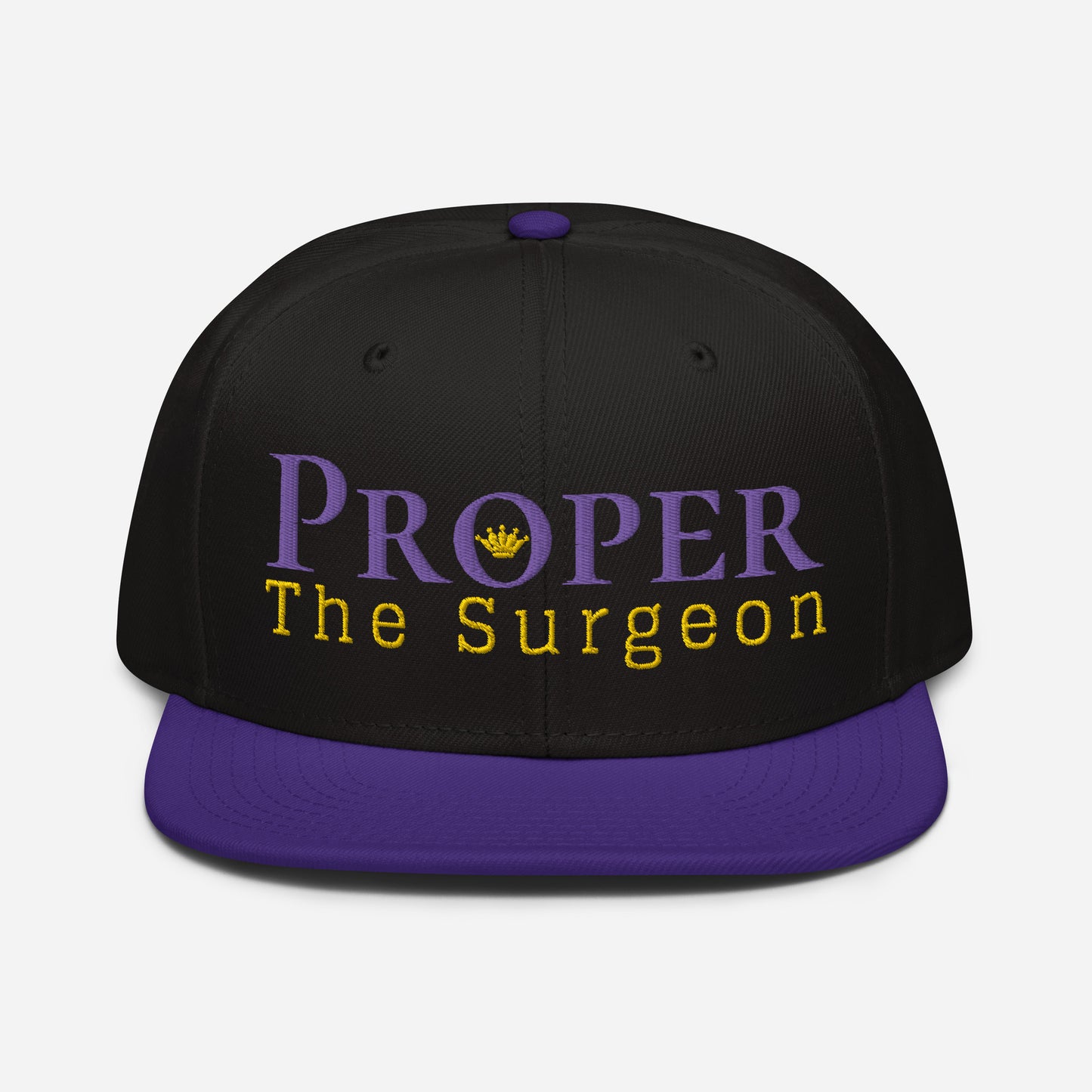 Proper The Surgeon Royal Combo (púrpura/oro/oro) II gorra snapback