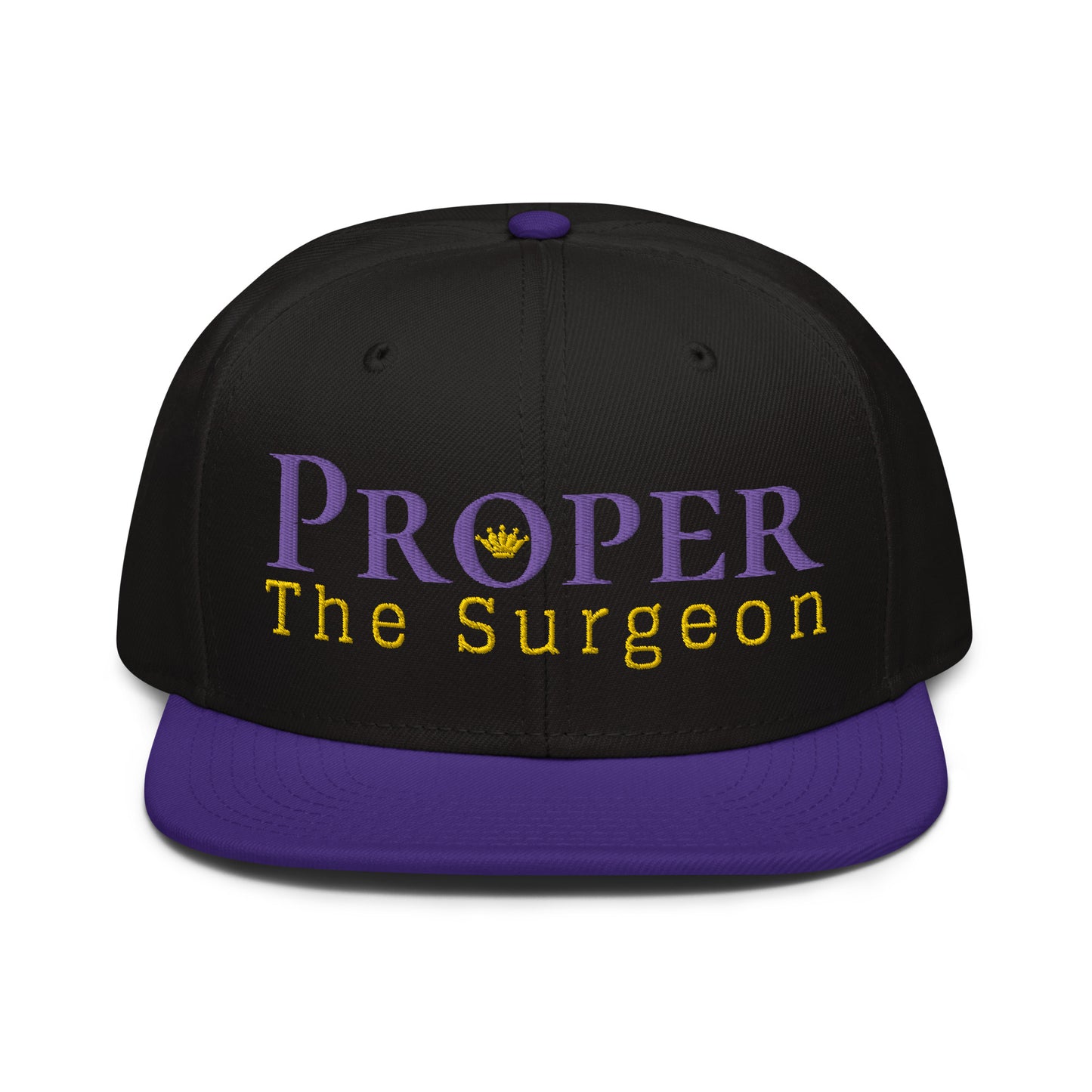 Proper The Surgeon Royal Combo (púrpura/oro/oro) II gorra snapback