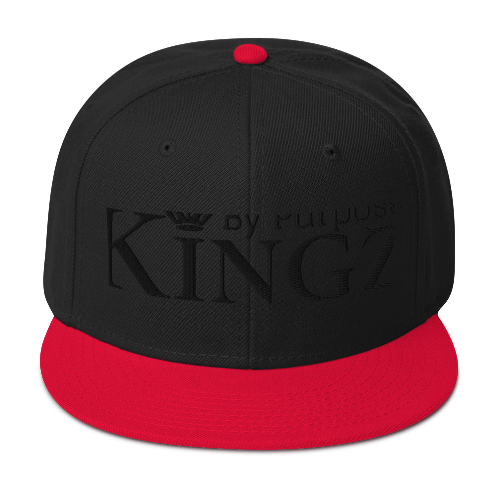Snapback-Kappe „Kingz By Purpose“ in Schwarz