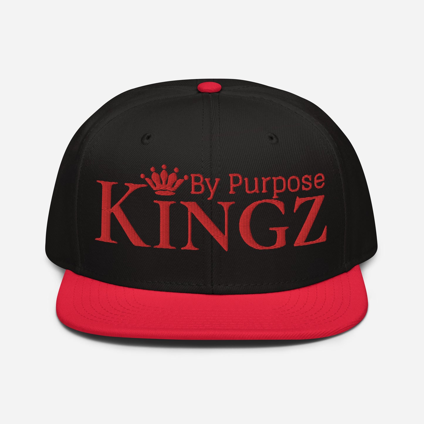 Kingz By Purpose Snapback-Kappe „Wolfpack“ in Rot