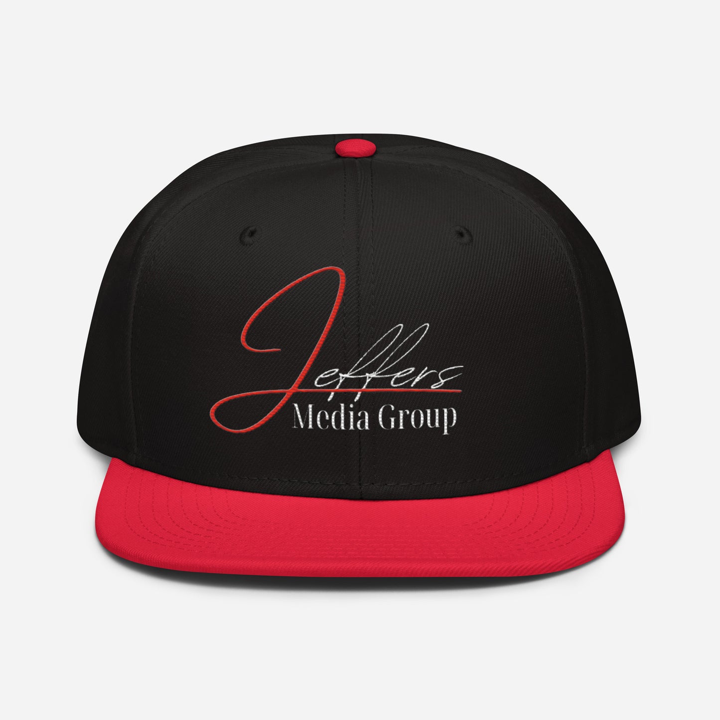 Jeffers Media Group Red J/White (Snapback)