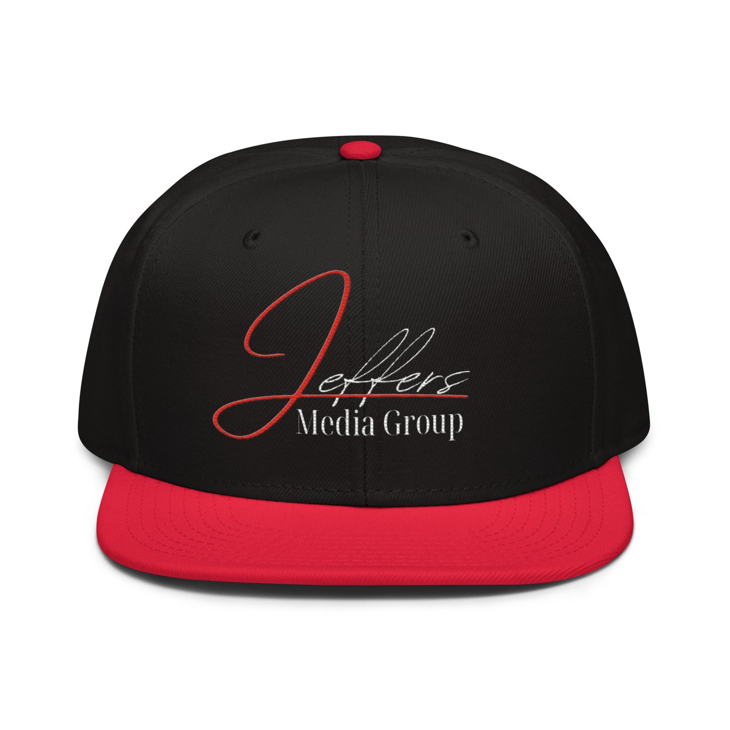 Jeffers Media Group Red J/White (Snapback)
