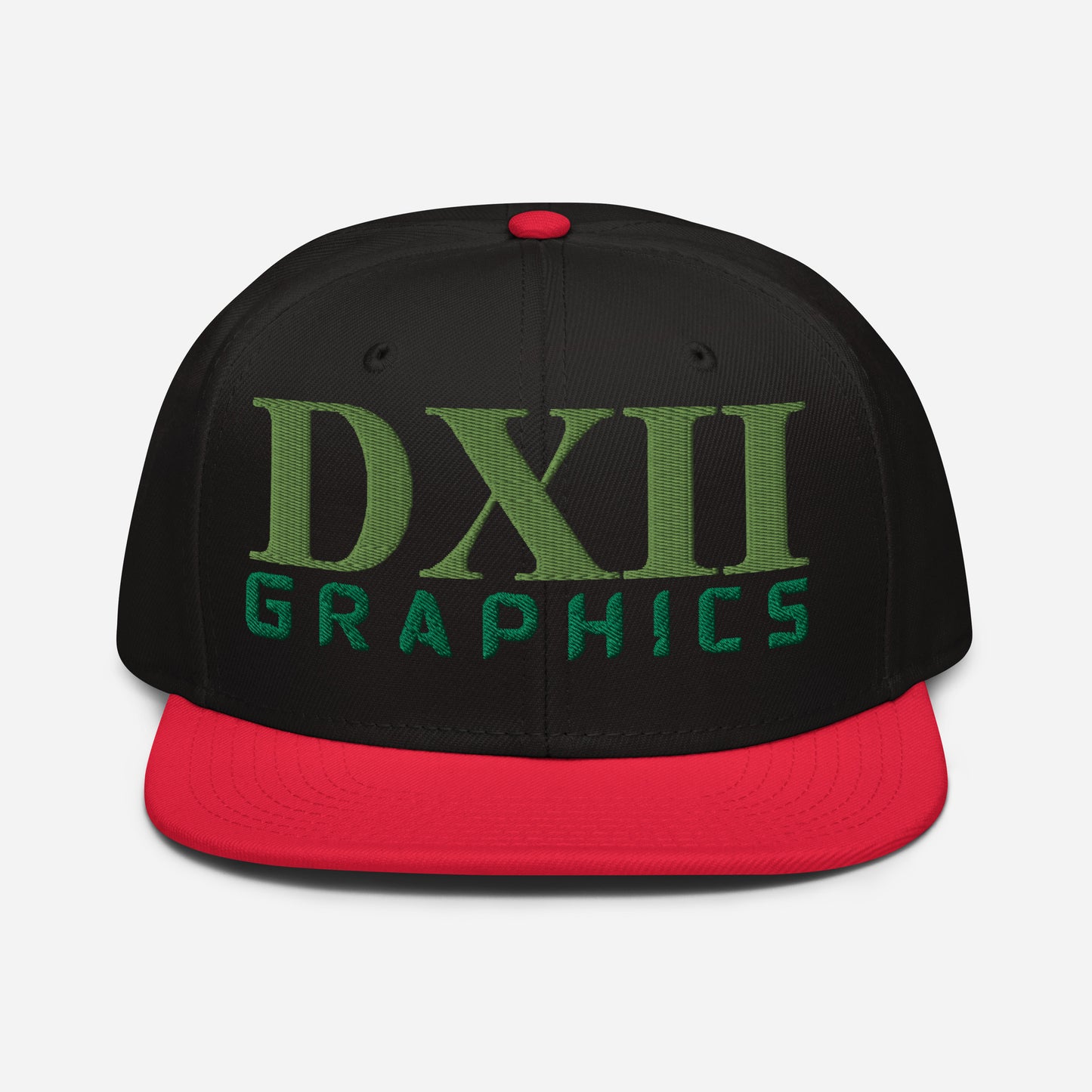 DXII/512 Graphics Kiwi Green/Kelly Green (Snapback)