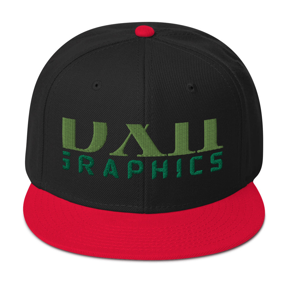 DXII/512 Graphics Kiwi Green/Kelly Green (Snapback)