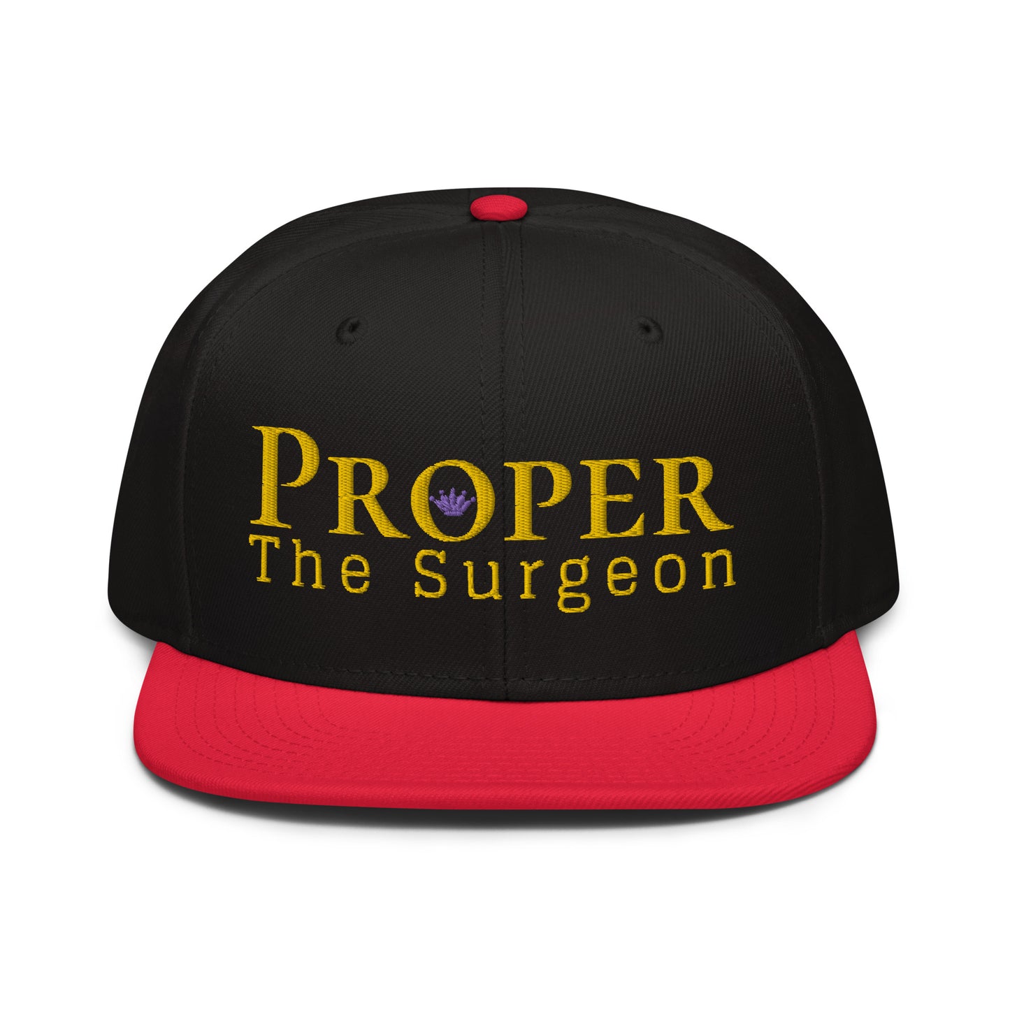 Proper The Surgeon Royal Combo (Gold/Gold/Purple) II Snapback Hat