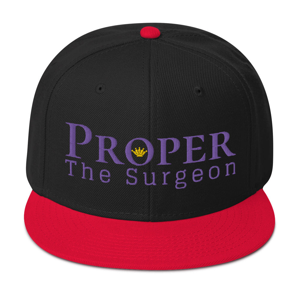 Proper The Surgeon Royal Combo (Lila/Lila/Gold) II Snapback-Mütze