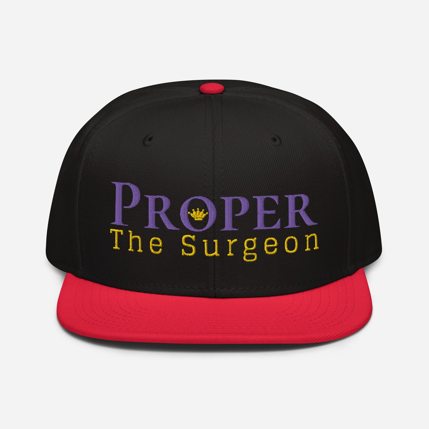 Proper The Surgeon Royal Combo (Purple/Gold/Gold) II Snapback Hat