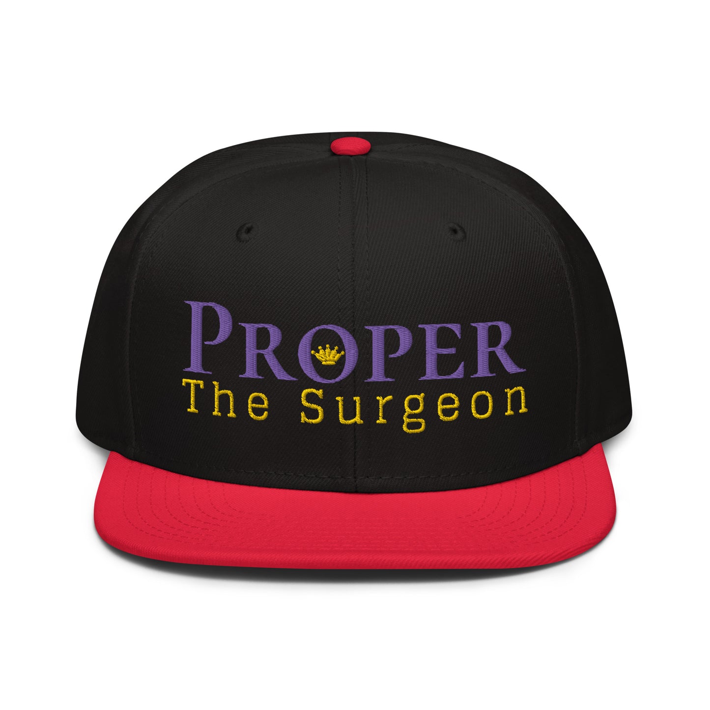 Proper The Surgeon Royal Combo (Purple/Gold/Gold) II Snapback Hat