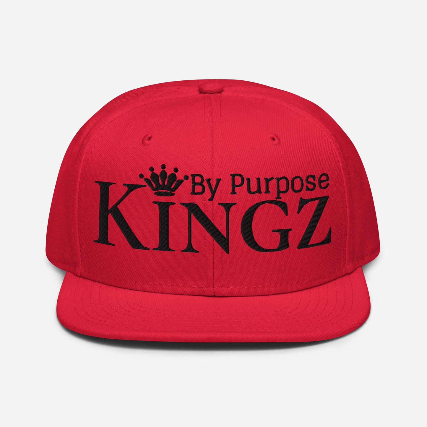 Snapback-Kappe „Kingz By Purpose“ in Schwarz