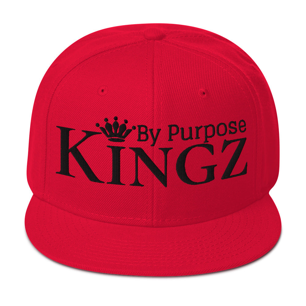 Snapback-Kappe „Kingz By Purpose“ in Schwarz