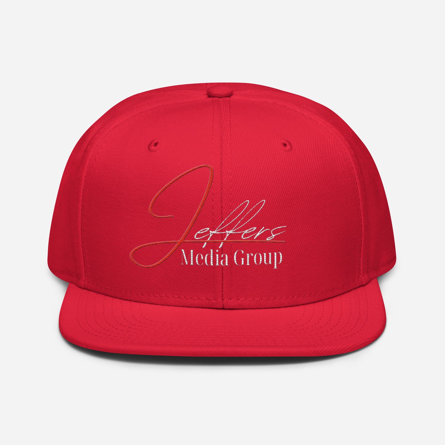Jeffers Media Group Red J/White (Snapback)