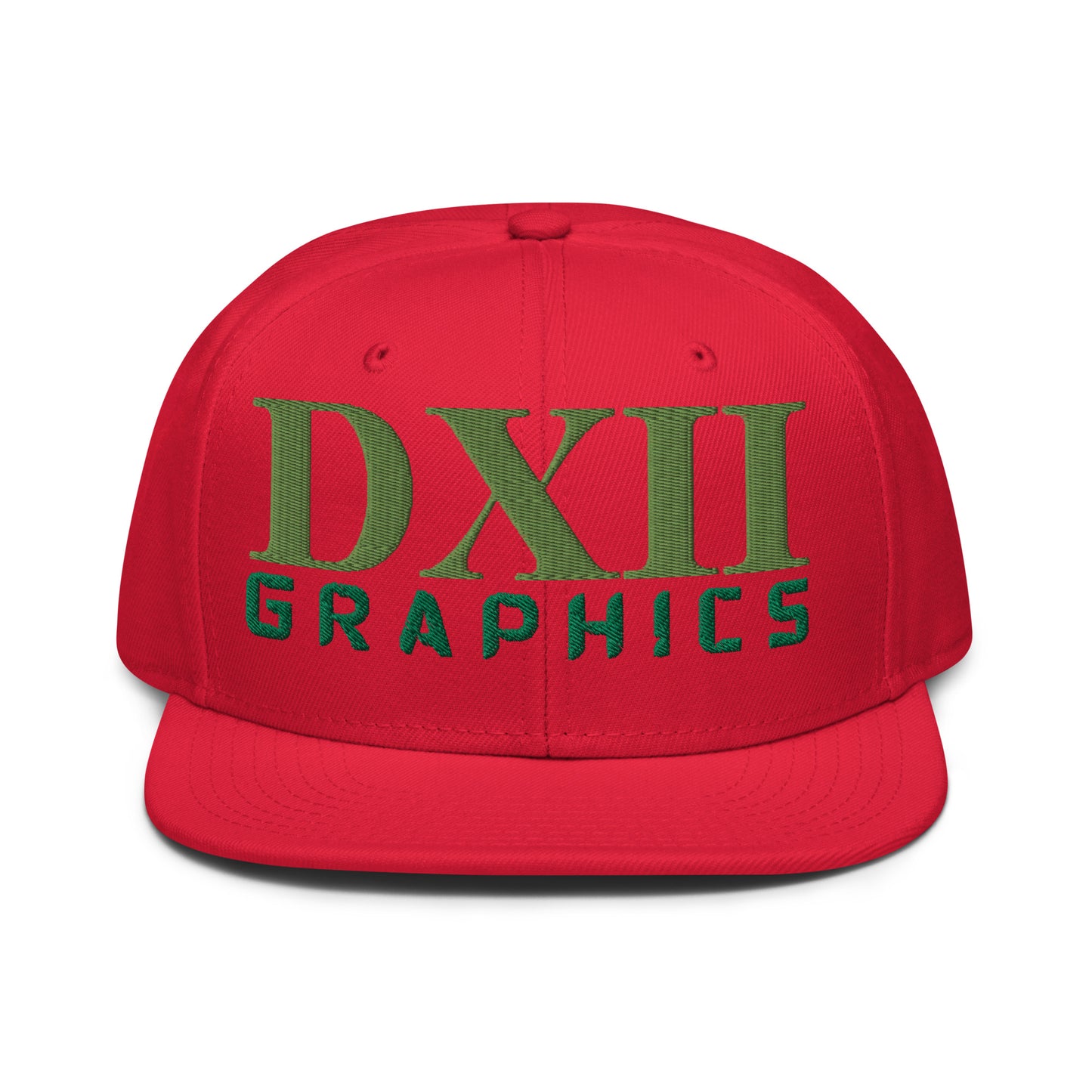DXII/512 Graphics Kiwi Green/Kelly Green (Snapback)