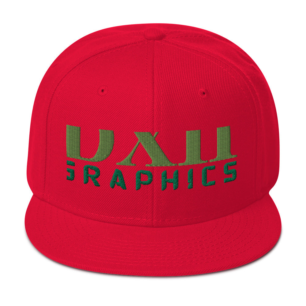 DXII/512 Graphics Kiwi Green/Kelly Green (Snapback)