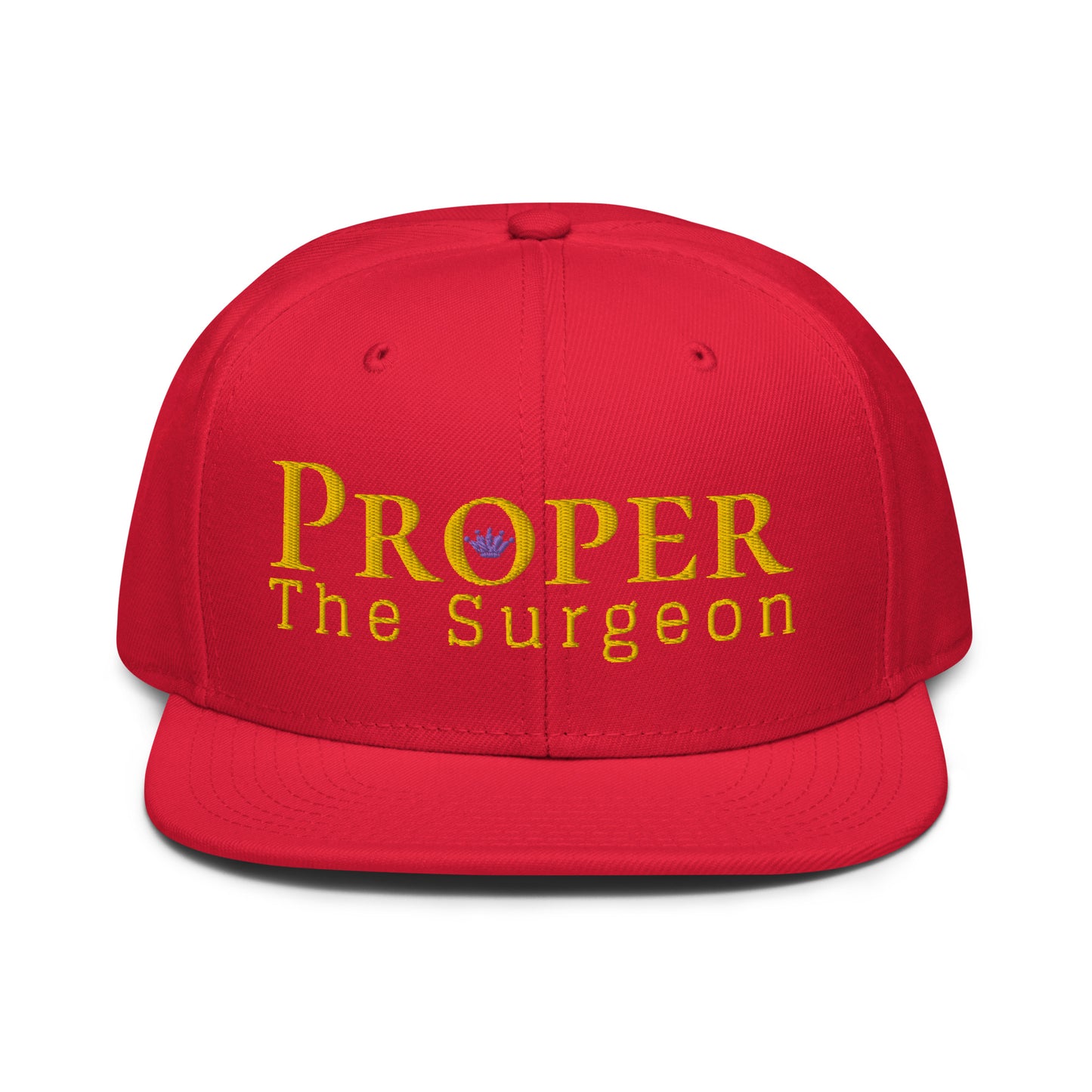 Proper The Surgeon Royal Combo (Gold/Gold/Purple) II Snapback Hat