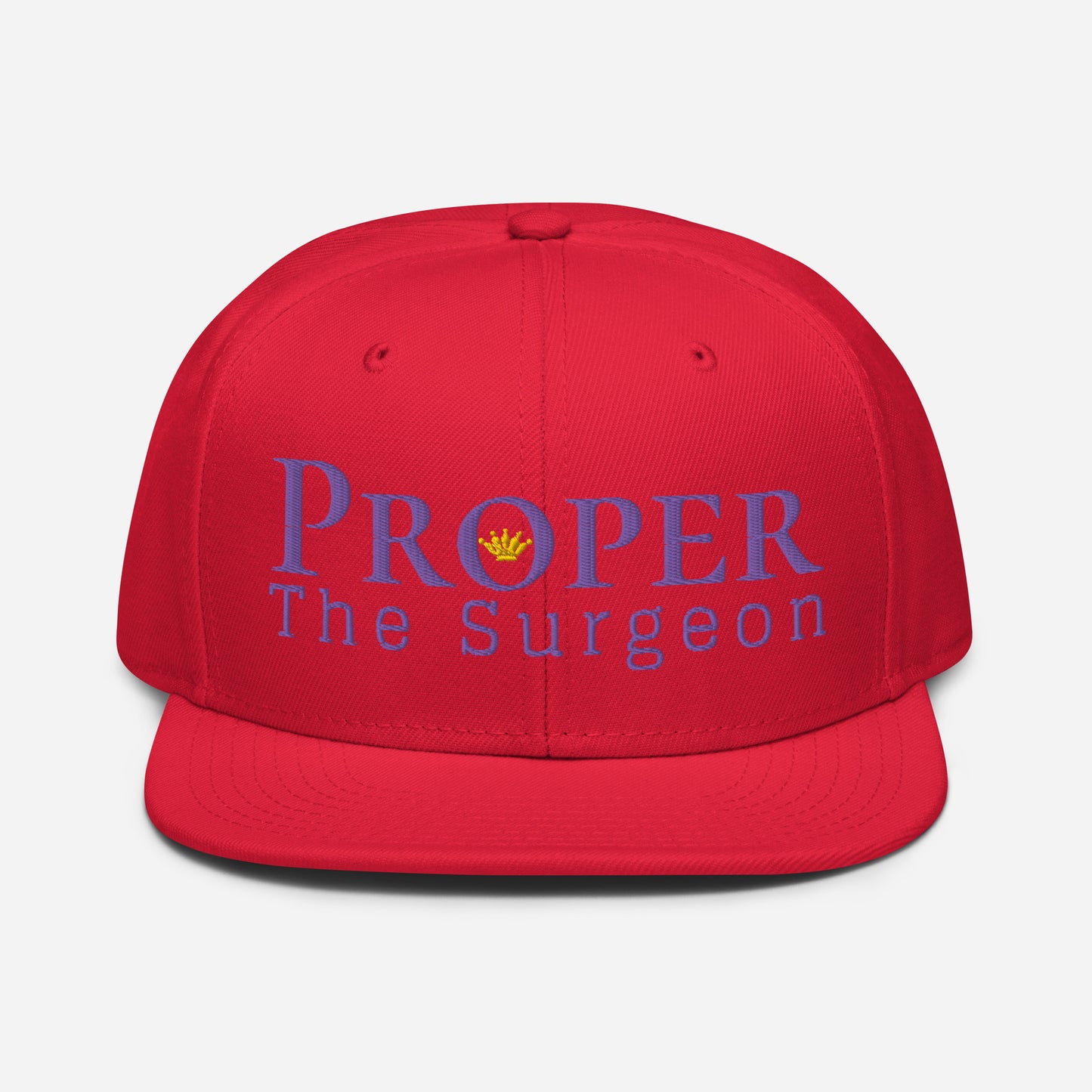 Proper The Surgeon Royal Combo (Lila/Lila/Gold) II Snapback-Mütze