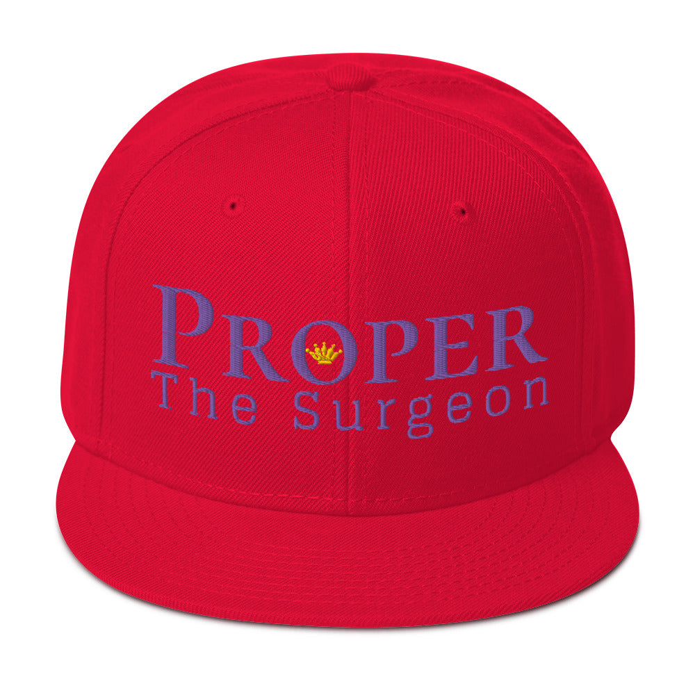 Proper The Surgeon Royal Combo (Lila/Lila/Gold) II Snapback-Mütze