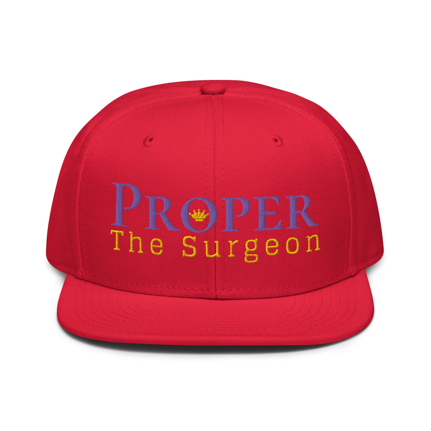 Proper The Surgeon Royal Combo (Purple/Gold/Gold) II Snapback Hat