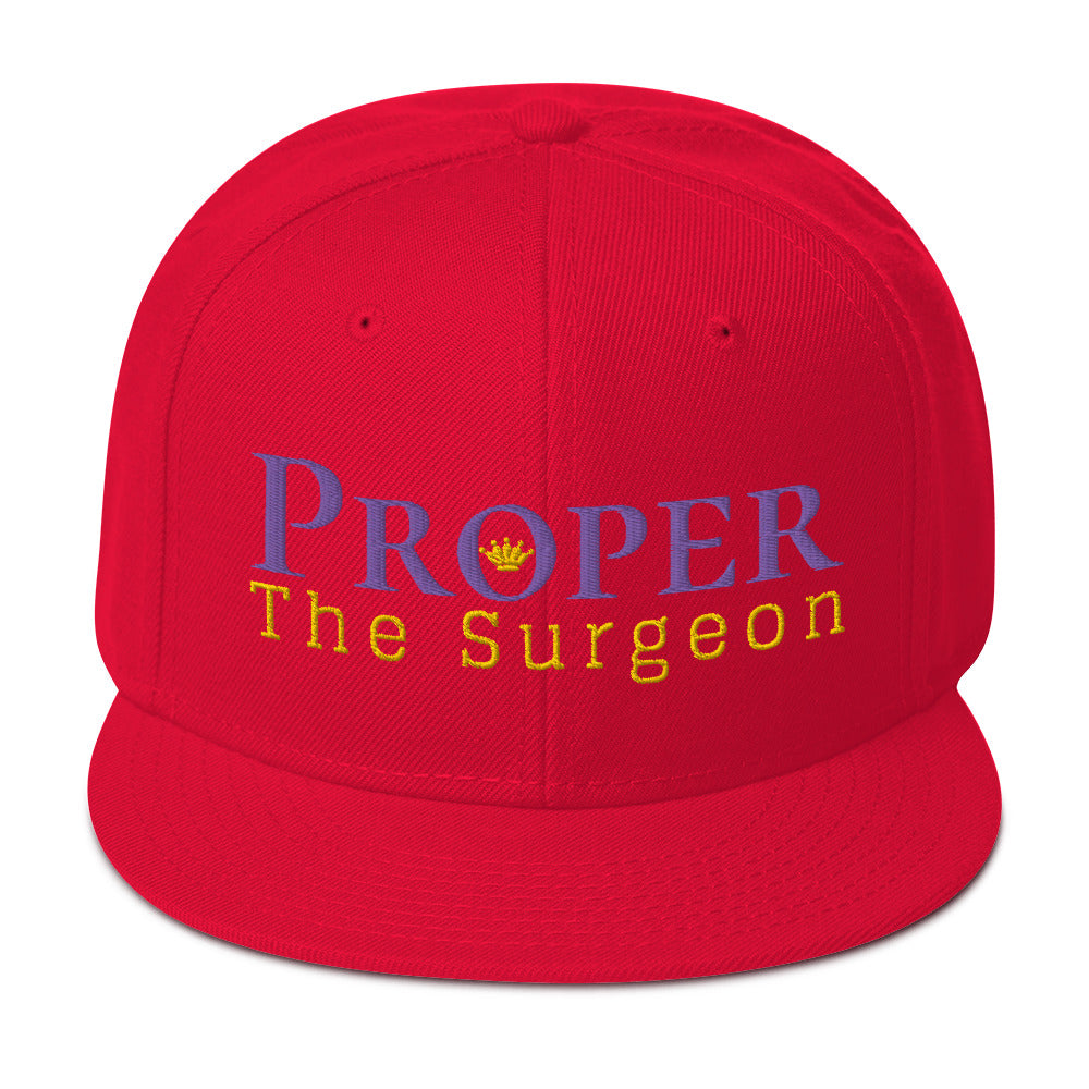 Proper The Surgeon Royal Combo (Purple/Gold/Gold) II Snapback Hat