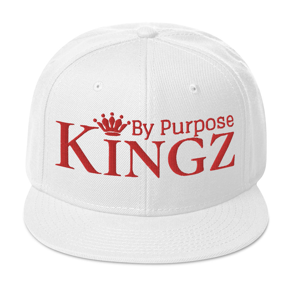 Kingz By Purpose Snapback-Kappe „Wolfpack“ in Rot