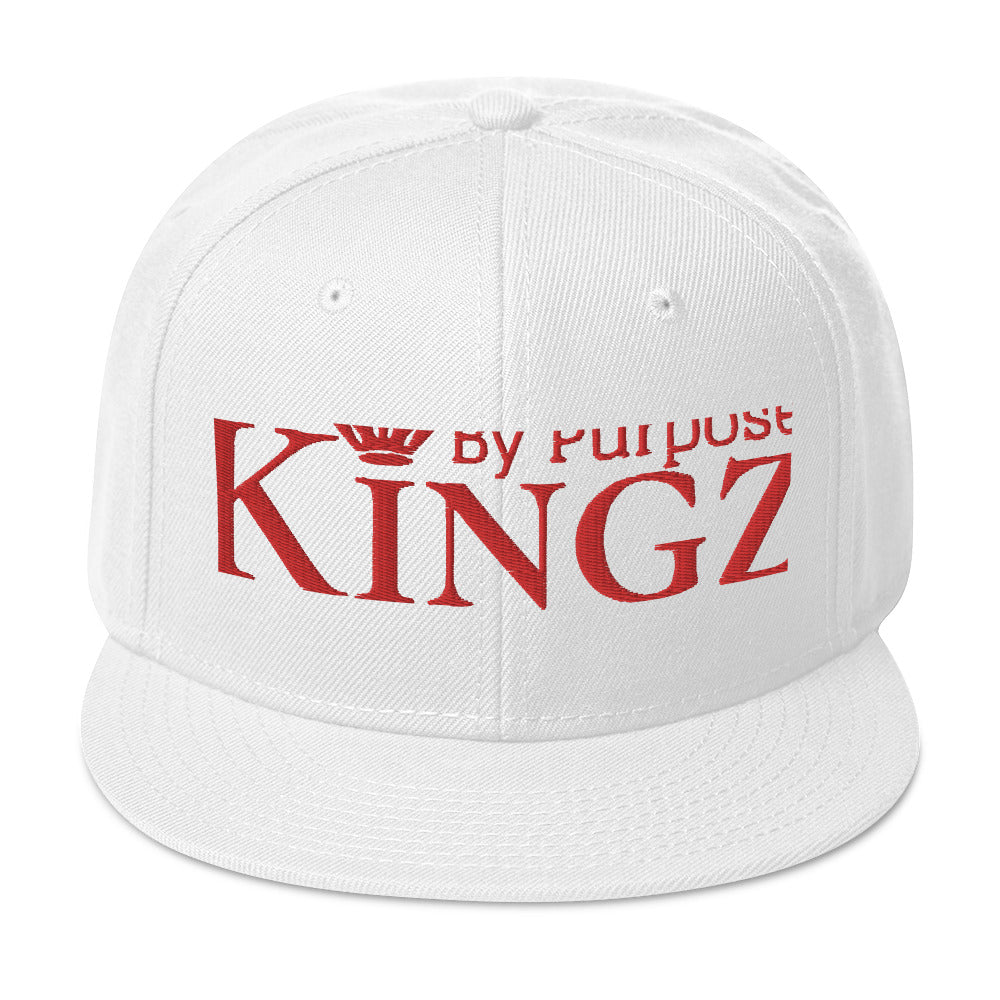 Kingz By Purpose Snapback-Kappe „Wolfpack“ in Rot