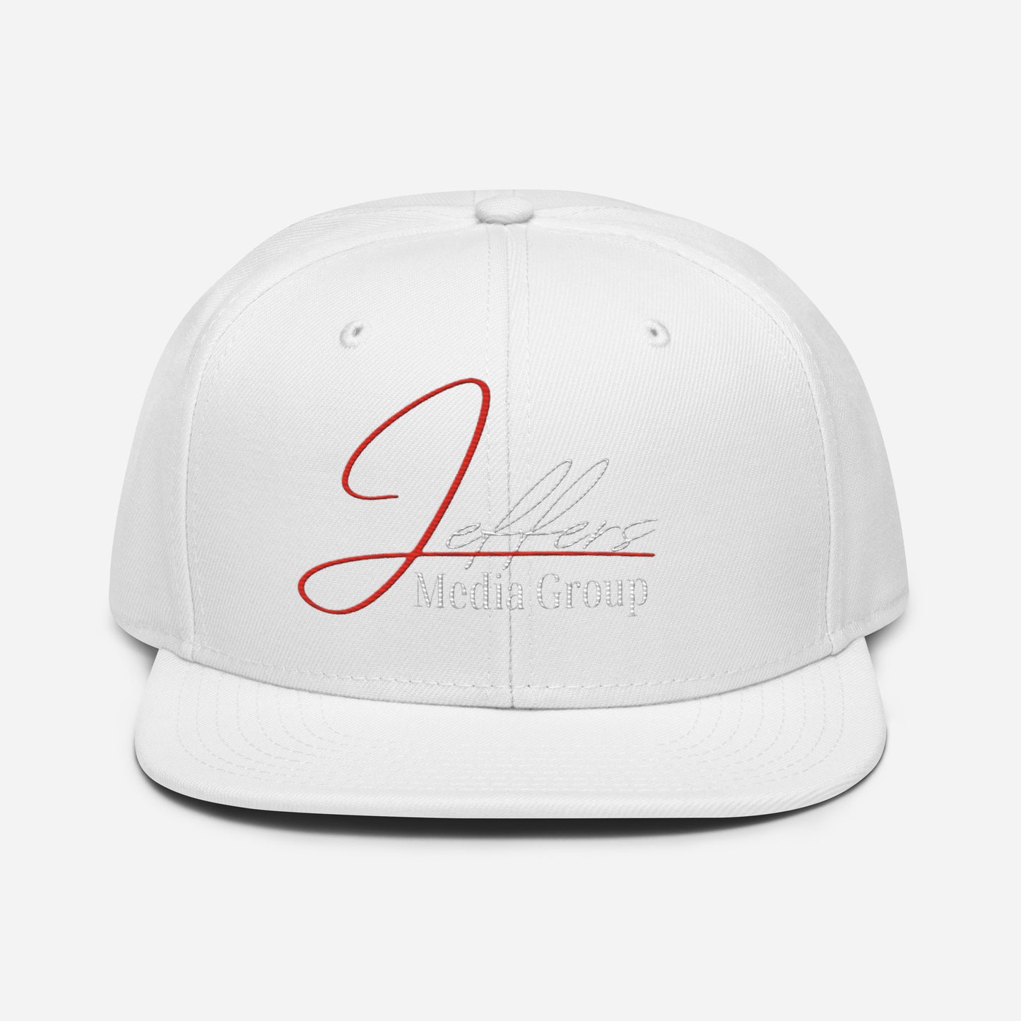 Jeffers Media Group Red J/White (Snapback)