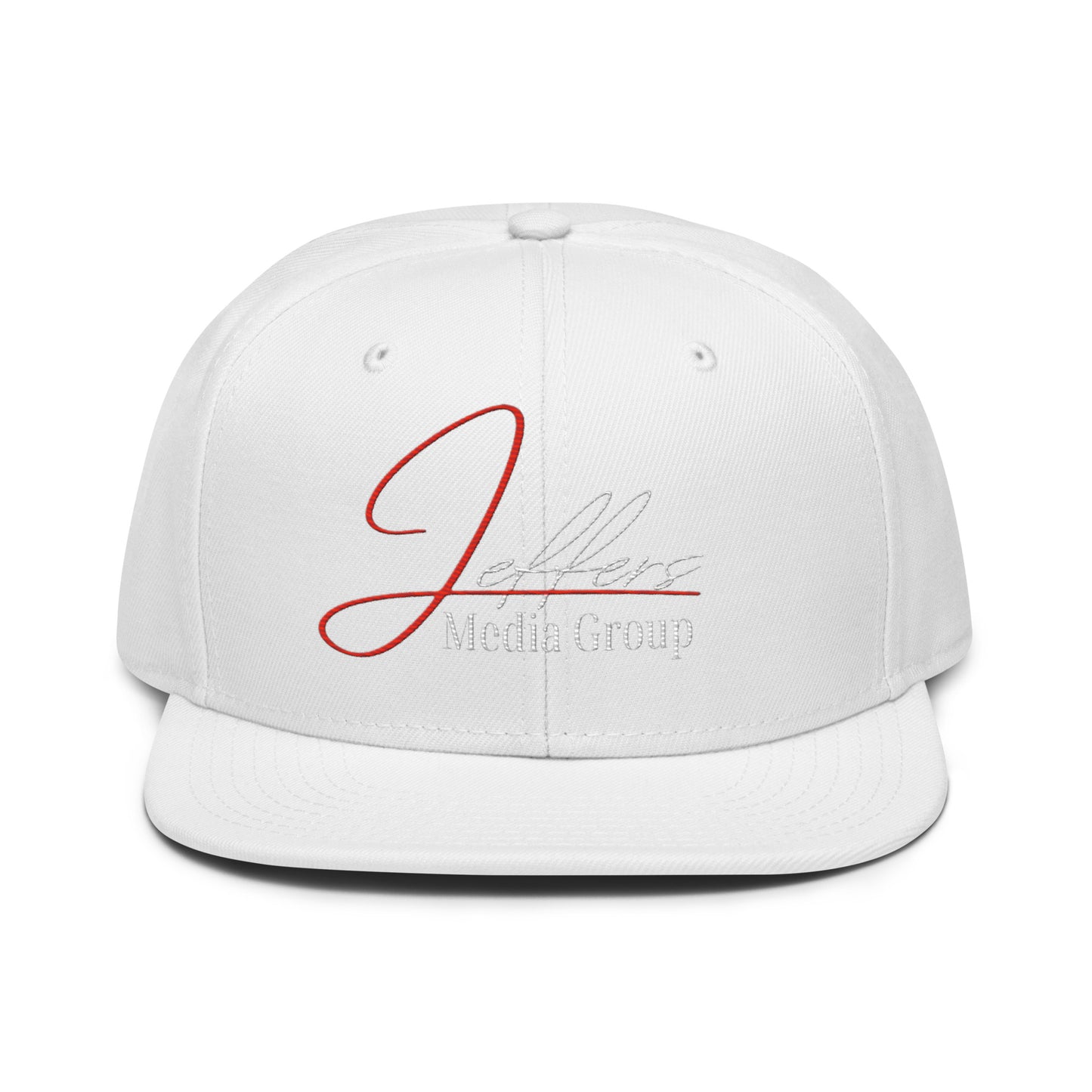 Jeffers Media Group Red J/White (Snapback)