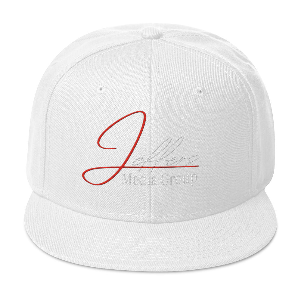 Jeffers Media Group Red J/White (Snapback)