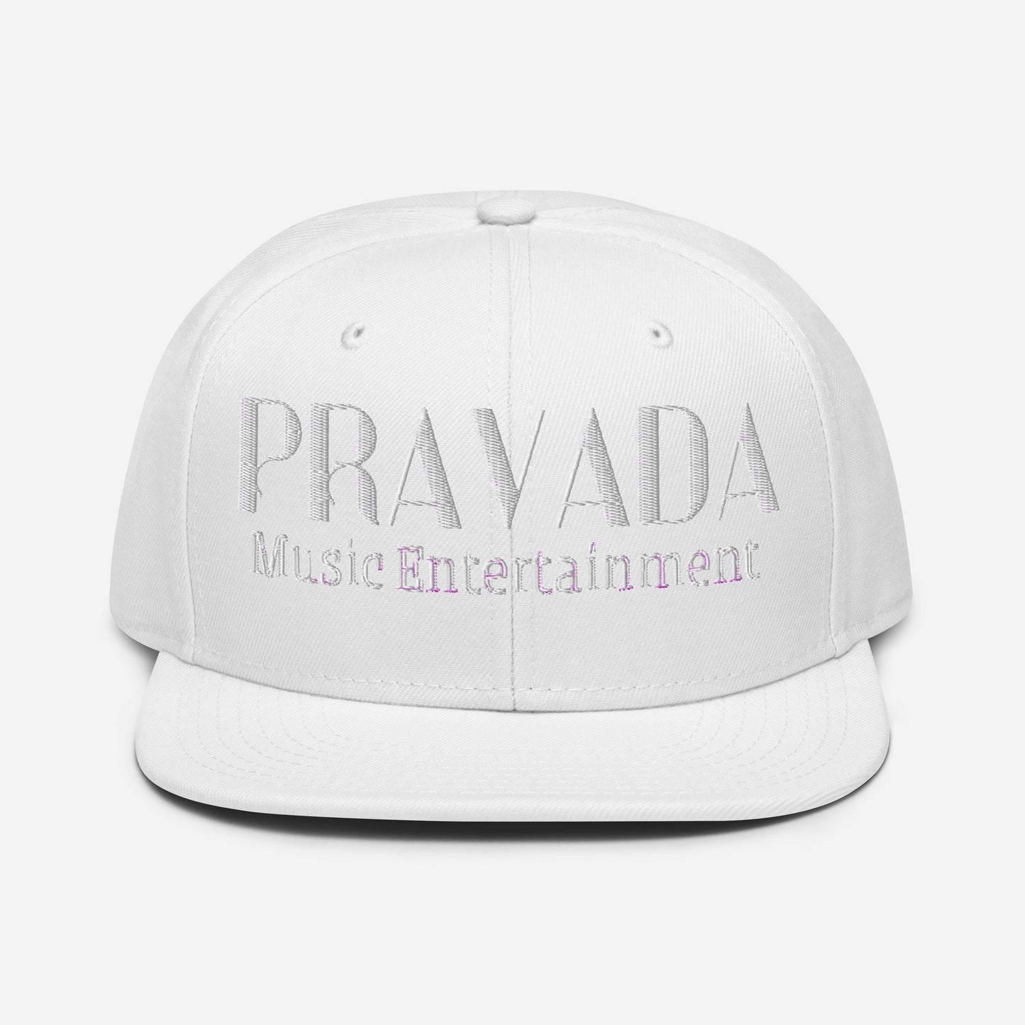 Pravada Music Entertainment White (Snapback)
