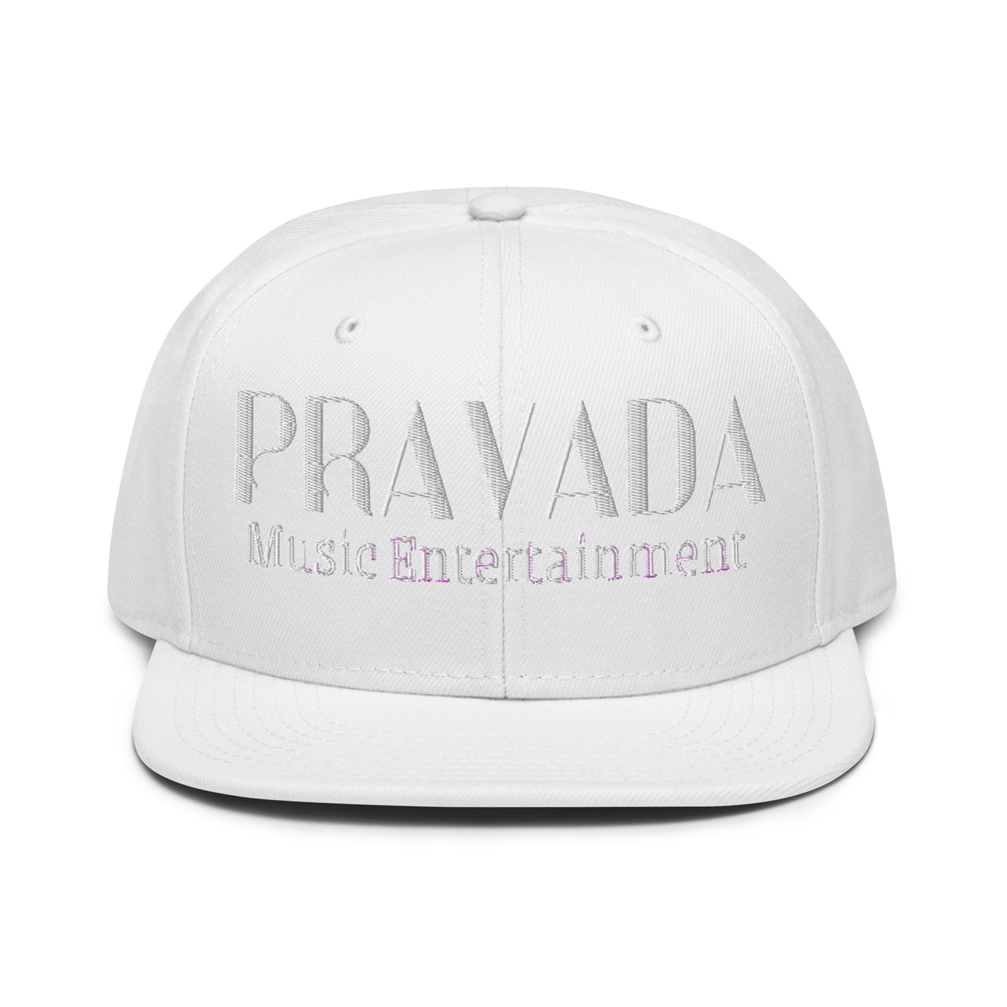 Pravada Music Entertainment White (Snapback)