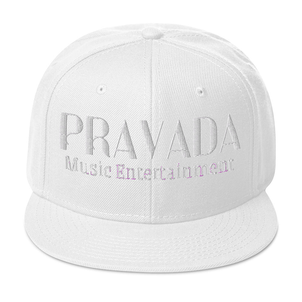Pravada Music Entertainment White (Snapback)