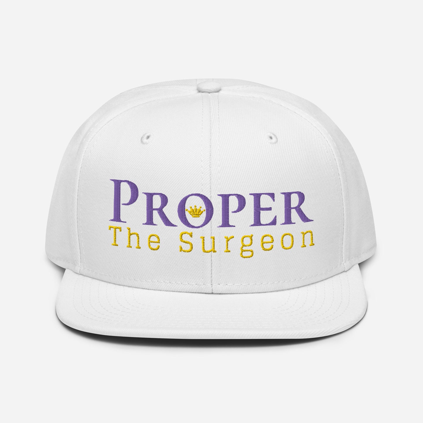 Proper The Surgeon Royal Combo (Purple/Gold/Gold) II Snapback Hat