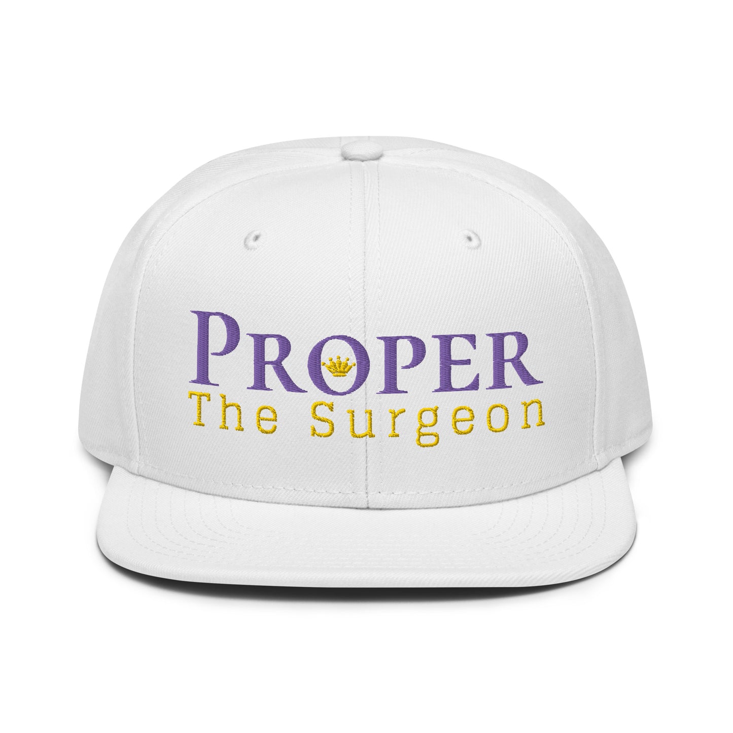 Proper The Surgeon Royal Combo (Purple/Gold/Gold) II Snapback Hat