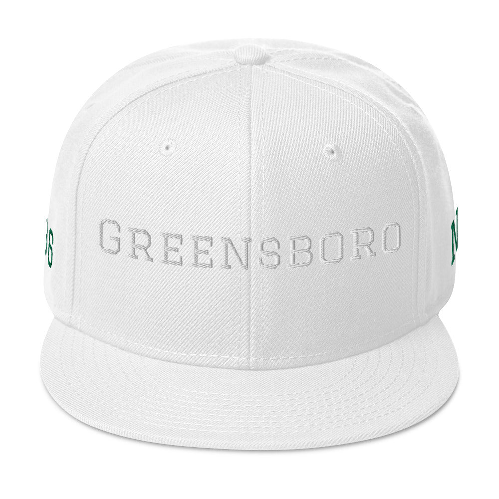 Greensboro ‘White/Kelly Green’ (Snapback)