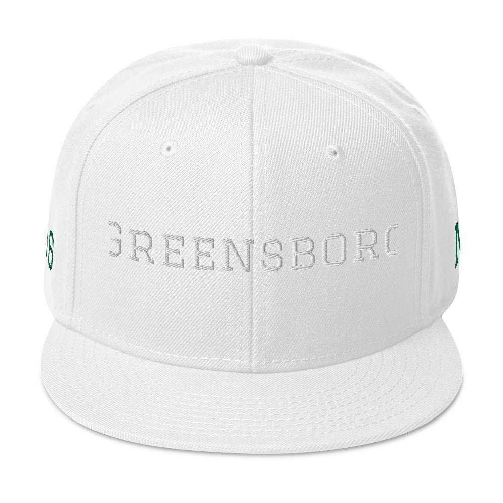 Greensboro ‘White/Kelly Green’ (Snapback)