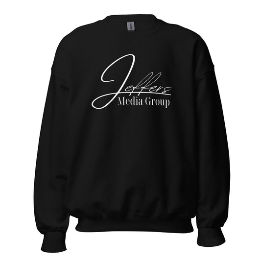 Jeffers Media Group White Sweatshirt