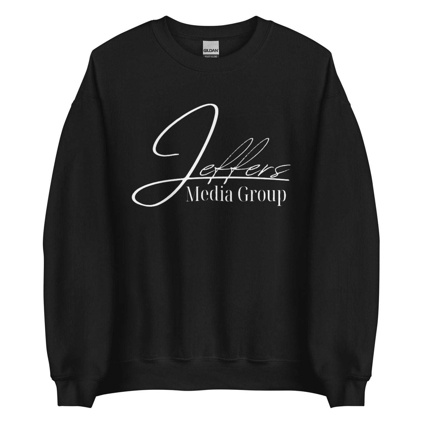 Weißes Sweatshirt der Jeffers Media Group