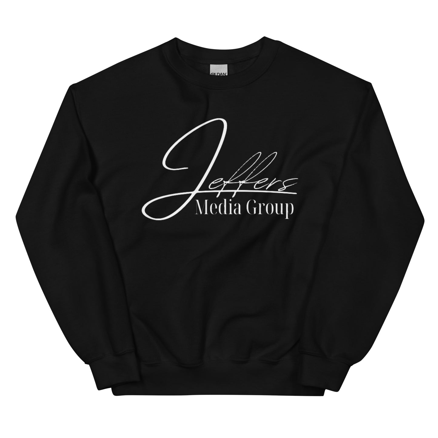 Weißes Sweatshirt der Jeffers Media Group
