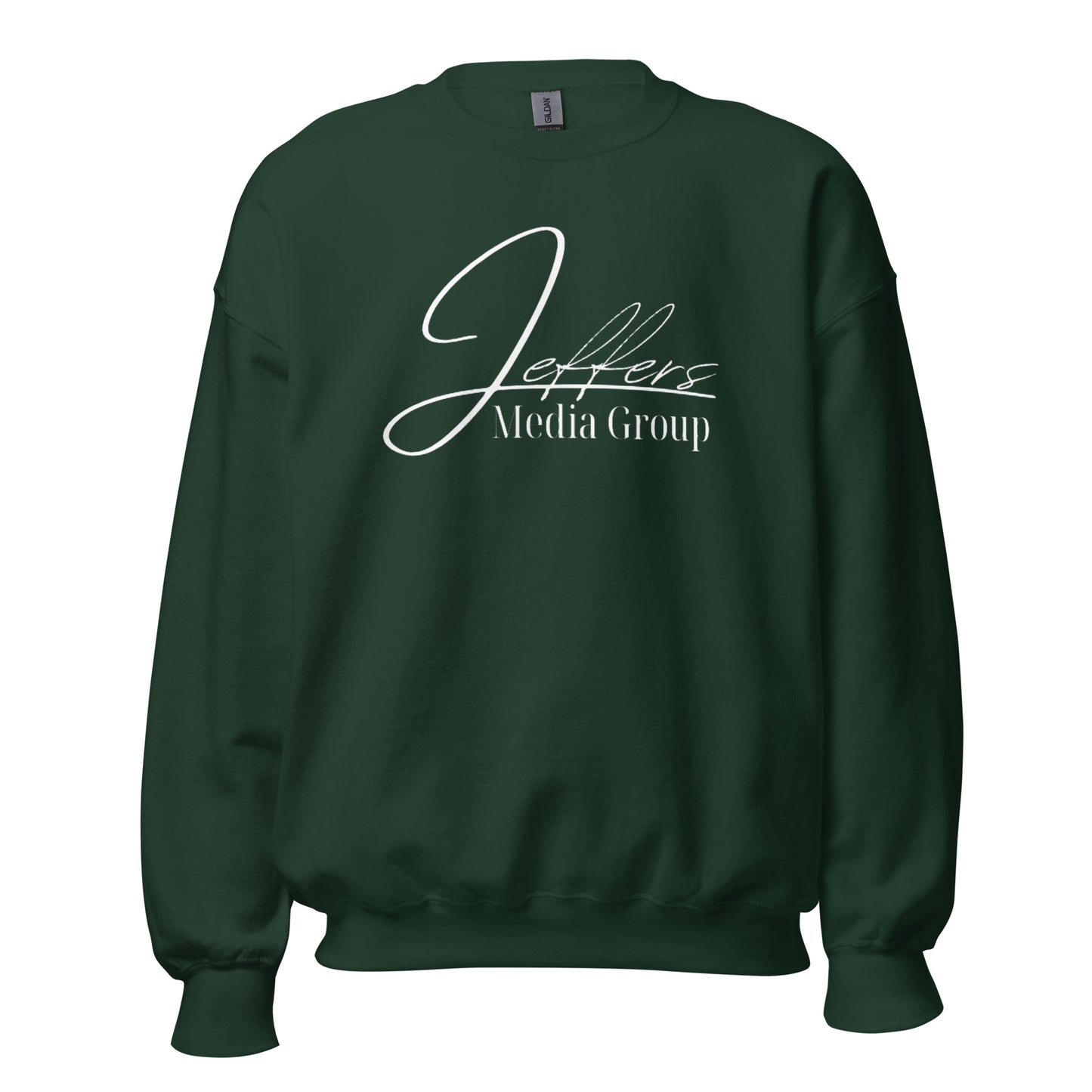 Weißes Sweatshirt der Jeffers Media Group