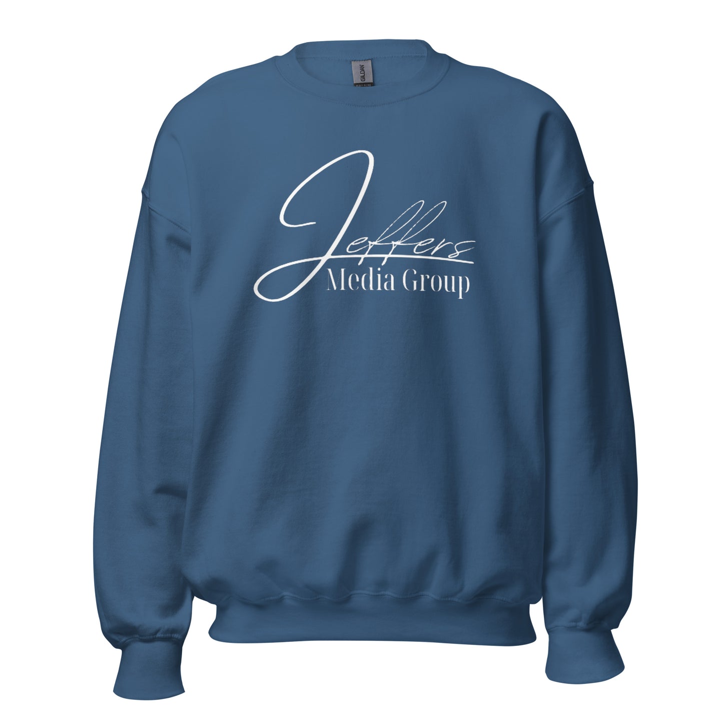 Weißes Sweatshirt der Jeffers Media Group