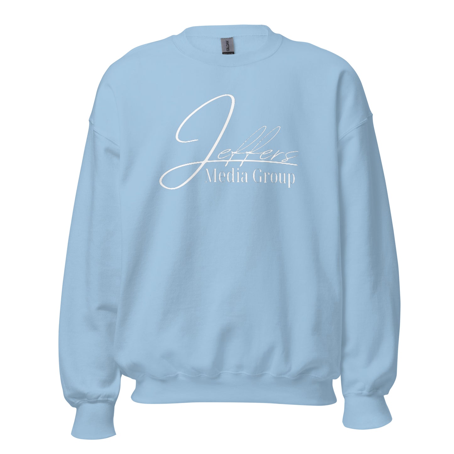 Weißes Sweatshirt der Jeffers Media Group