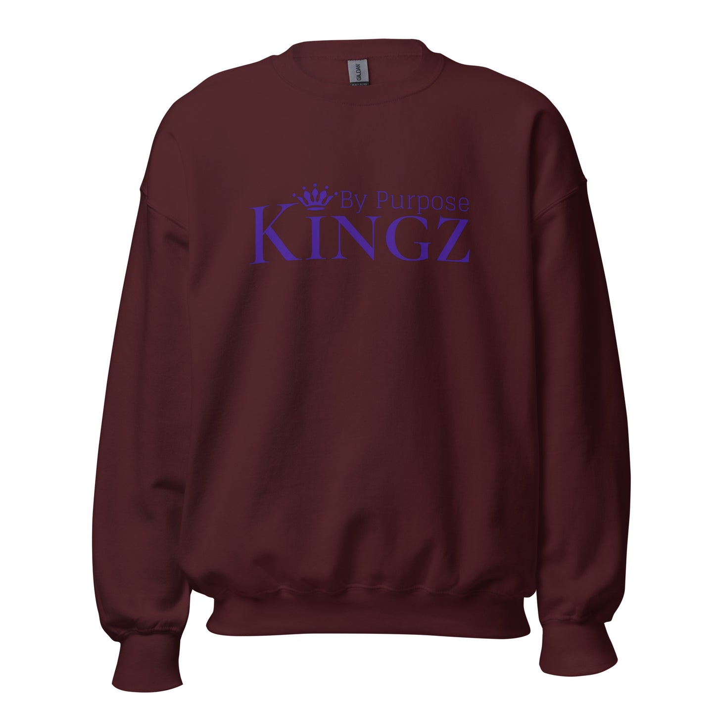 Sweatshirt „Kingz By Purpose“ in Königsviolett