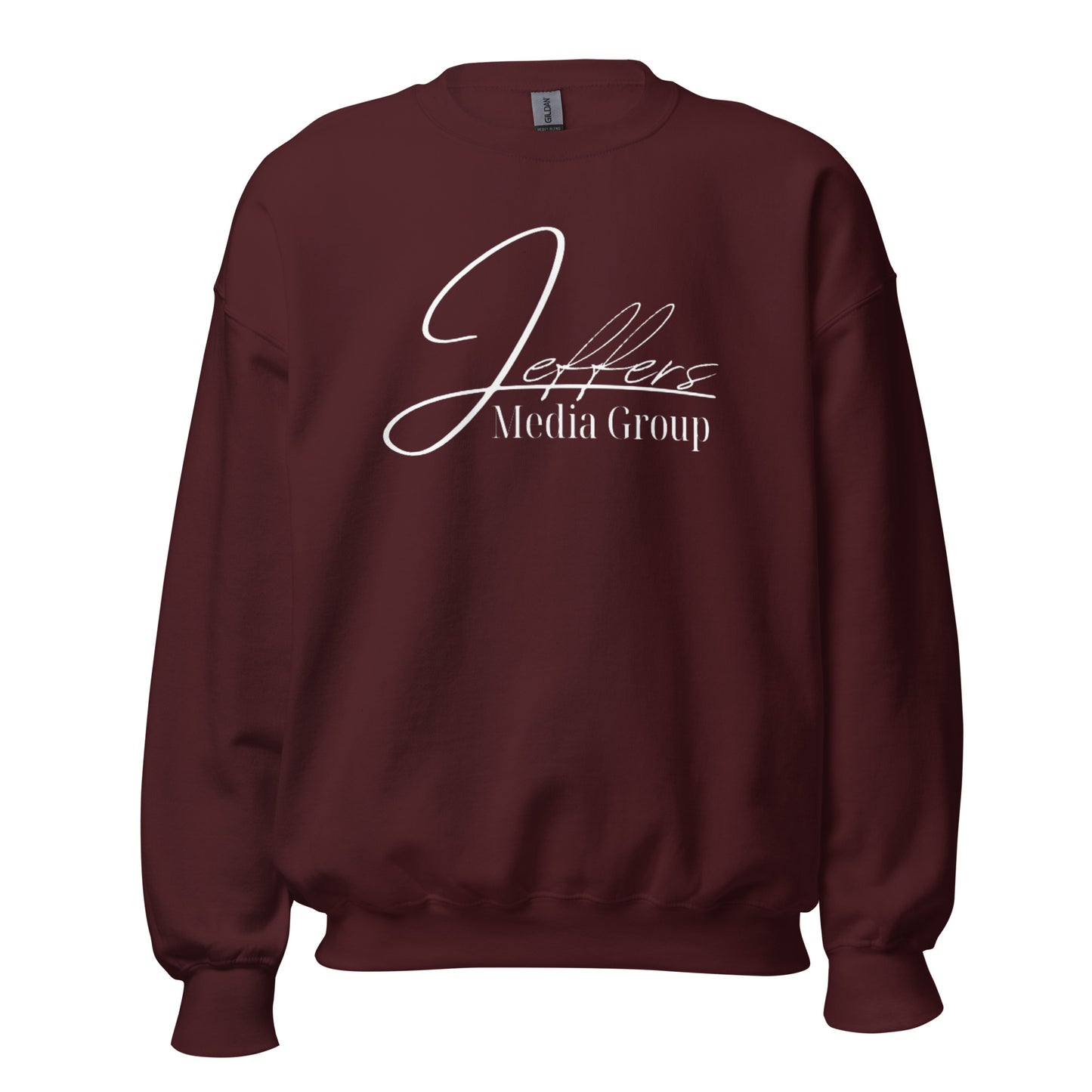 Weißes Sweatshirt der Jeffers Media Group