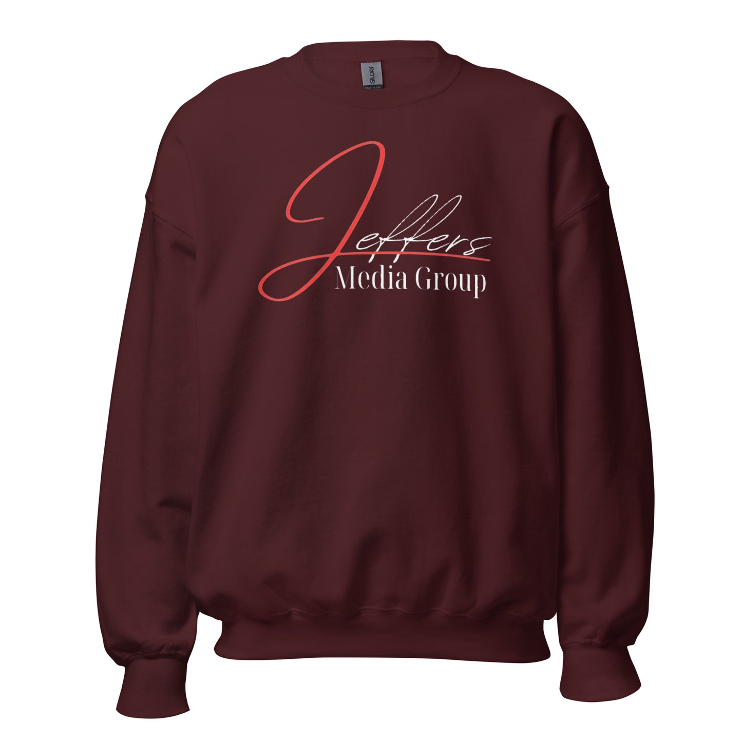 Jeffers Media Group – Sweatshirt „J/Weiß“ in Rot