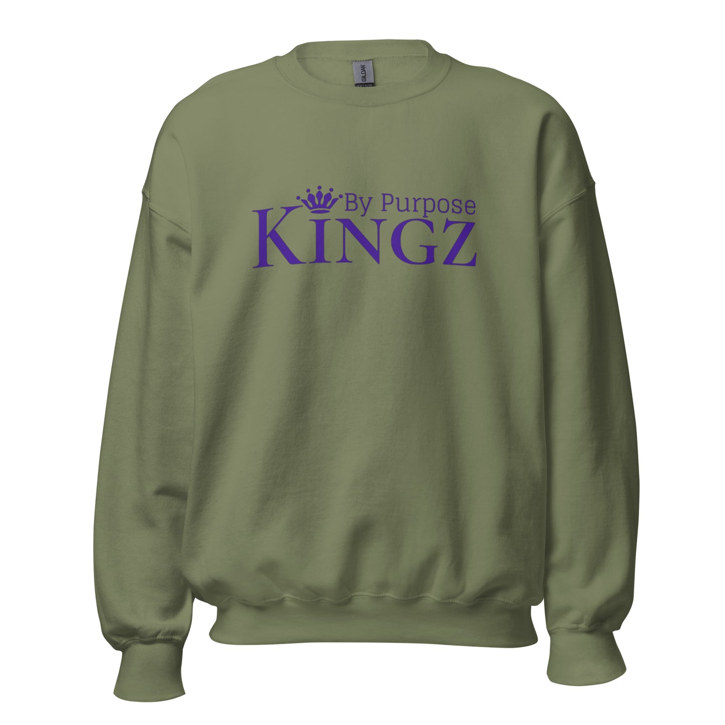 Sweatshirt „Kingz By Purpose“ in Königsviolett