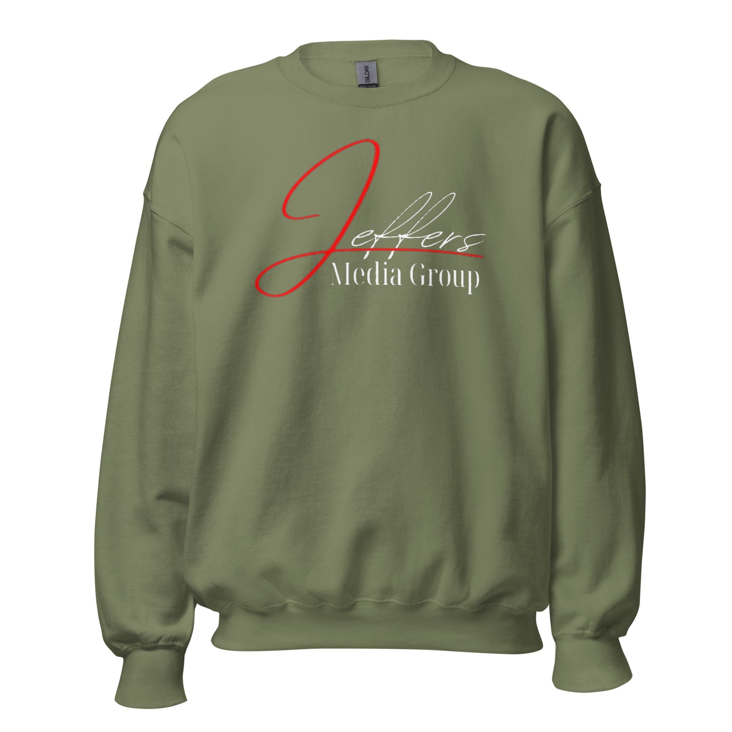 Jeffers Media Group – Sweatshirt „J/Weiß“ in Rot